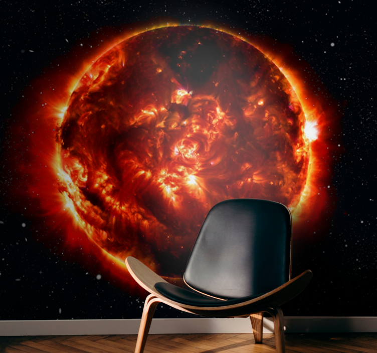 Fotomurale spaziale effetto esplosione solare - TenStickers