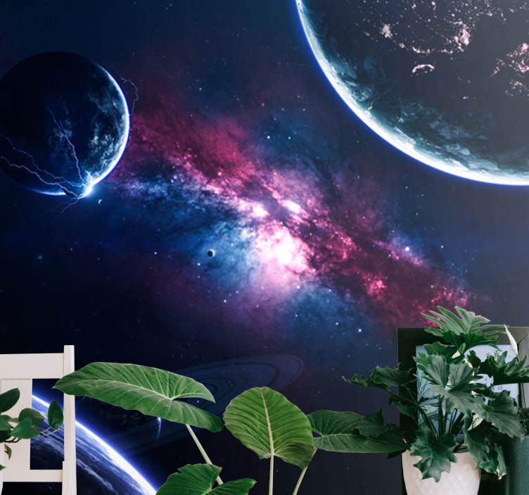 Fotomurale spaziale scena galattica cosmica - TenStickers