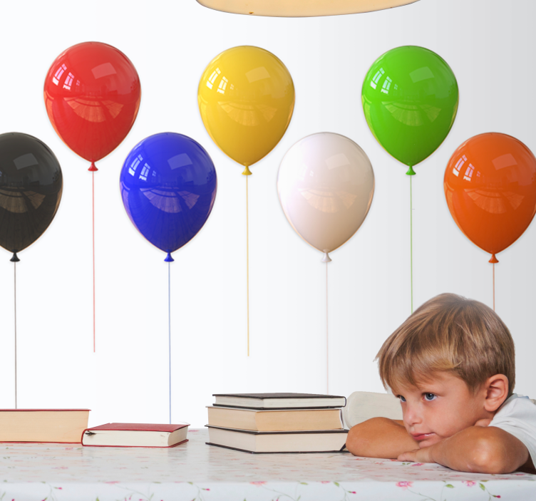 Fotomurale textures esposizione di palloni colorati - TenStickers