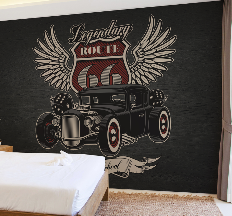 Fotomurale automobili Percorso di servizio - TenStickers