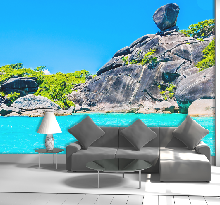Fotomurale 3d mare della provincia di Phuket - TenStickers