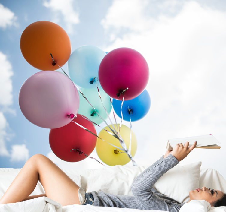 Fotomurali fiori diversi collezione palloni colorati - TenStickers