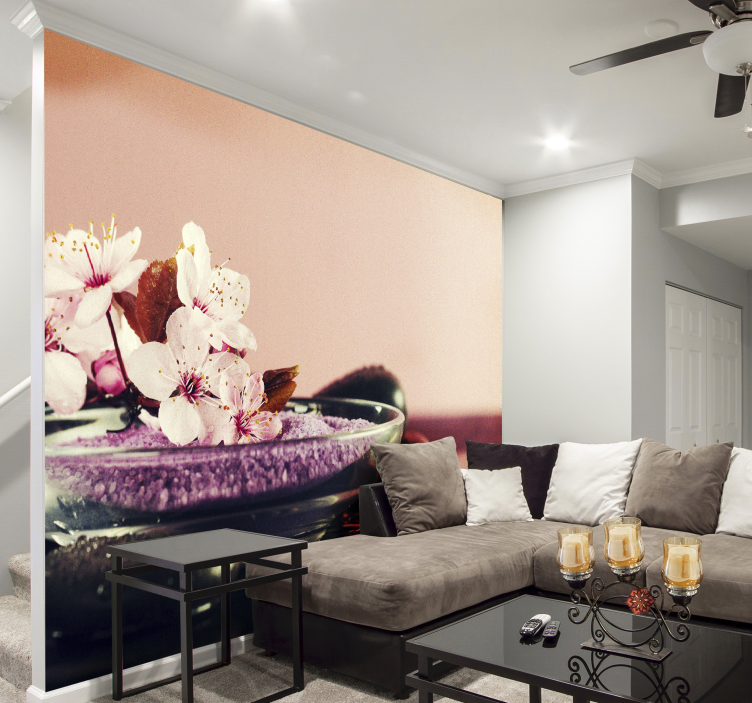 Fotomurale con fiori di orchidea a riposo - TenStickers