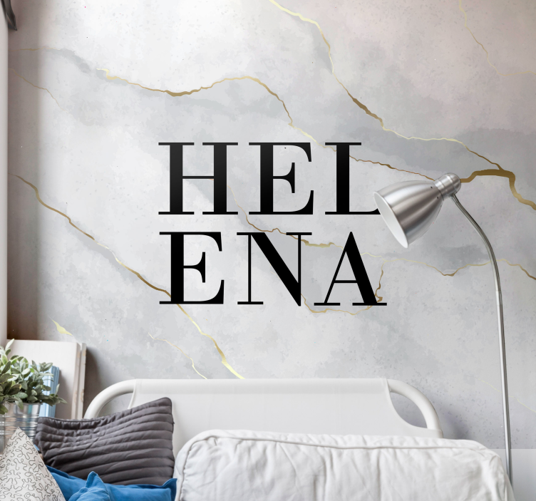 Fotomurali frasi accento di testo personalizzato - TenStickers