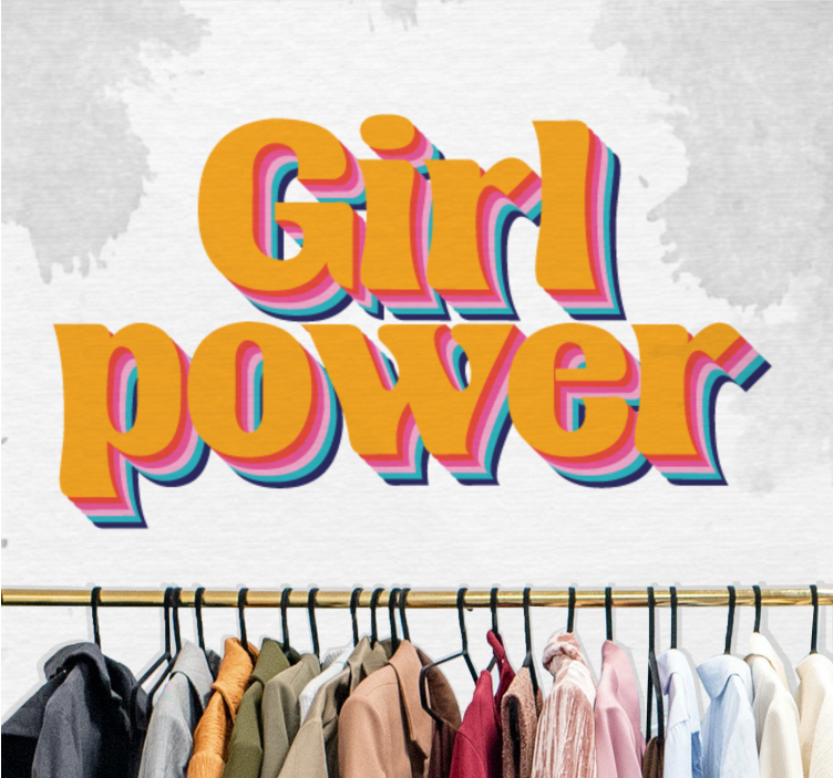 Fotomurali frasi messaggio di girl power - TenStickers