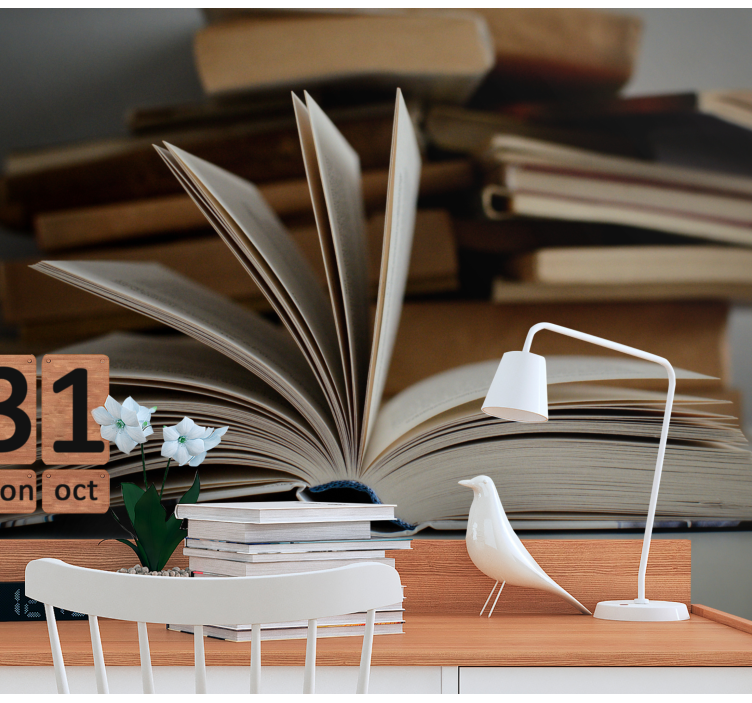 Fotomurali frasi scena di libro aperto - TenStickers