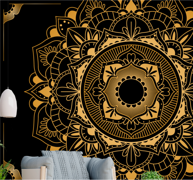 Fotomurali mandala design elegante - TenStickers
