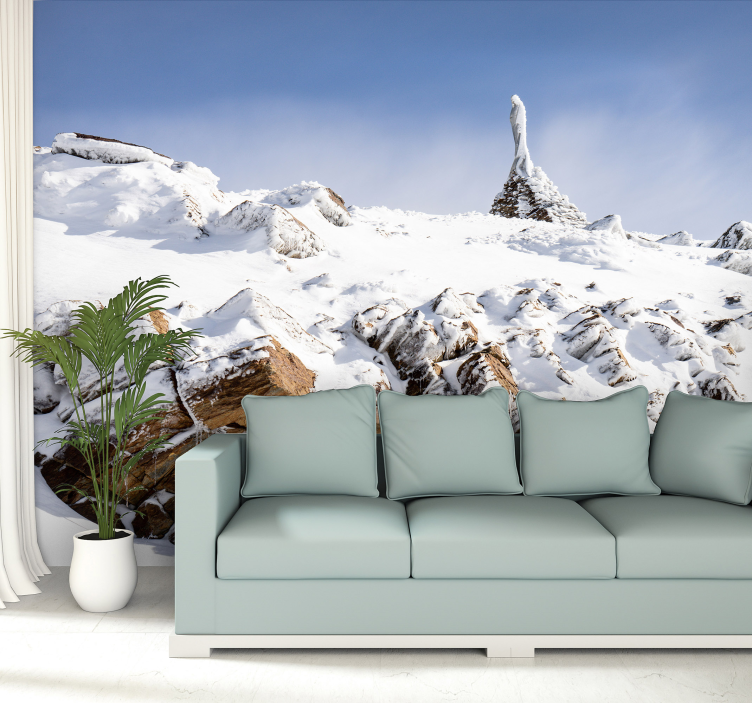 bellissimo fotomurale 3D montagna Sierra Nevada - TenStickers