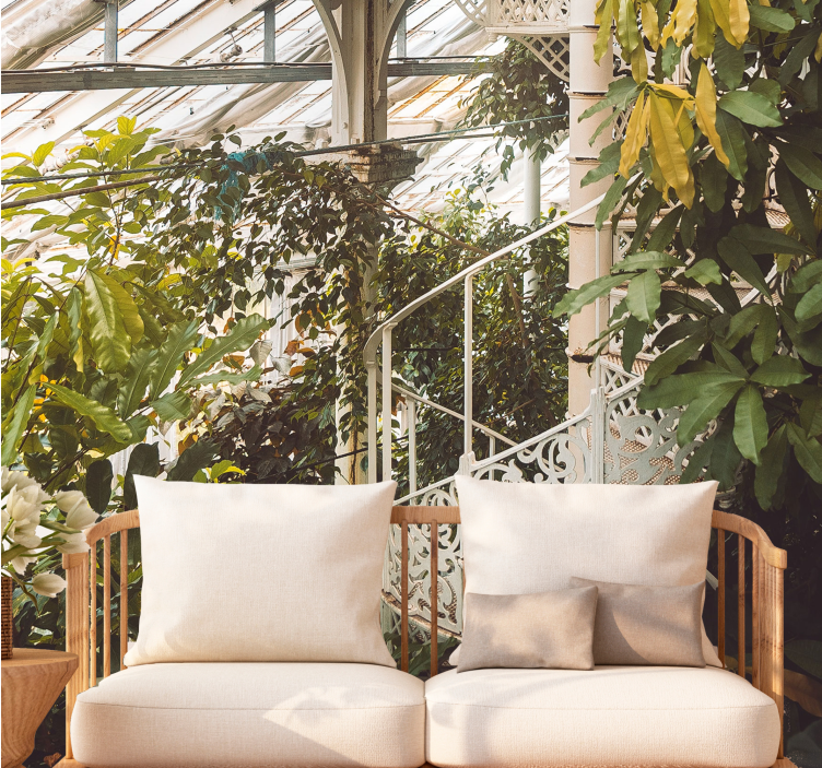 Fotomurali natura oasi di verde lussureggiante - TenStickers