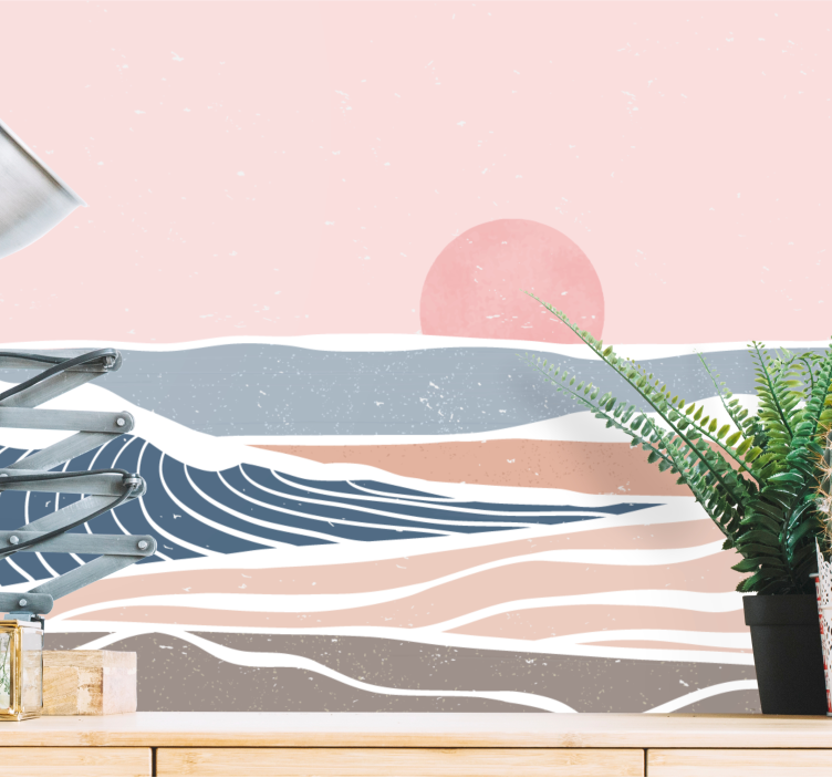 Fotomurali natura paesaggio costiero sereno - TenStickers