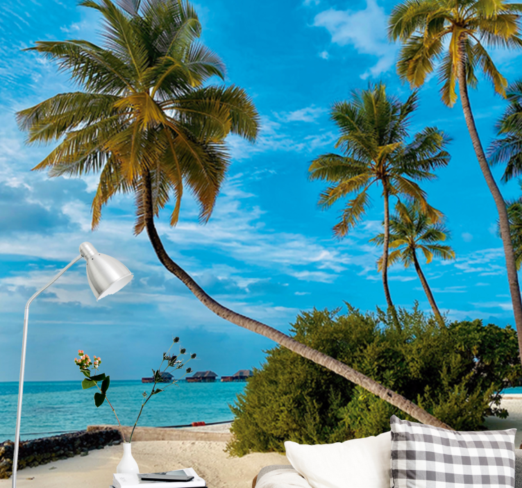 Fotomurali natura paesaggio di palme tropicali - TenStickers