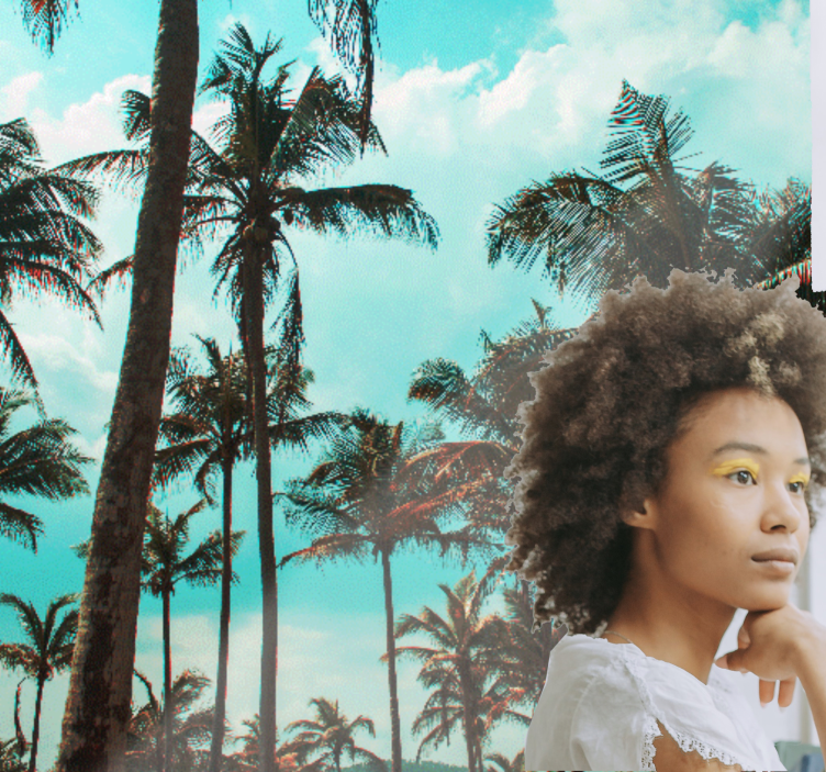 Fotomurali natura paradiso delle palme - TenStickers