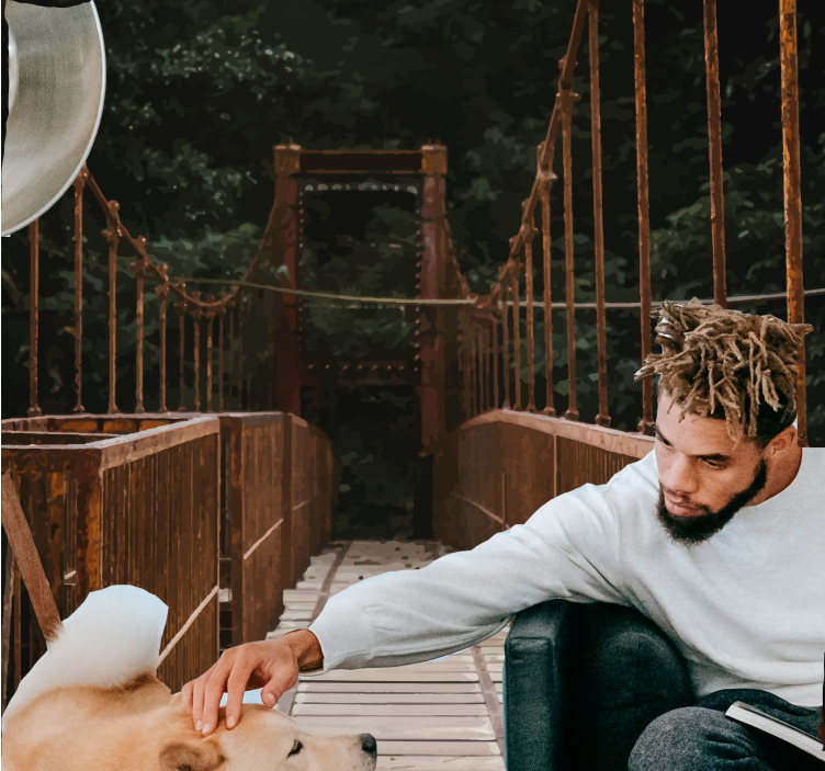 Fotomurali natura ponti nella natura - TenStickers