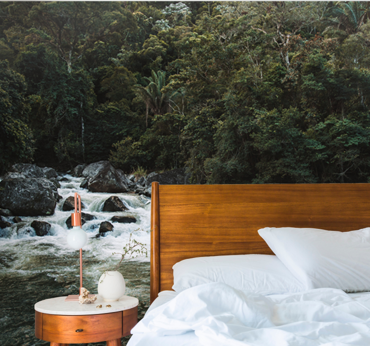 Fotomurali natura scena serena del fiume - TenStickers