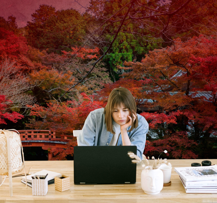 Fotomurali natura serenità d'autunno - TenStickers