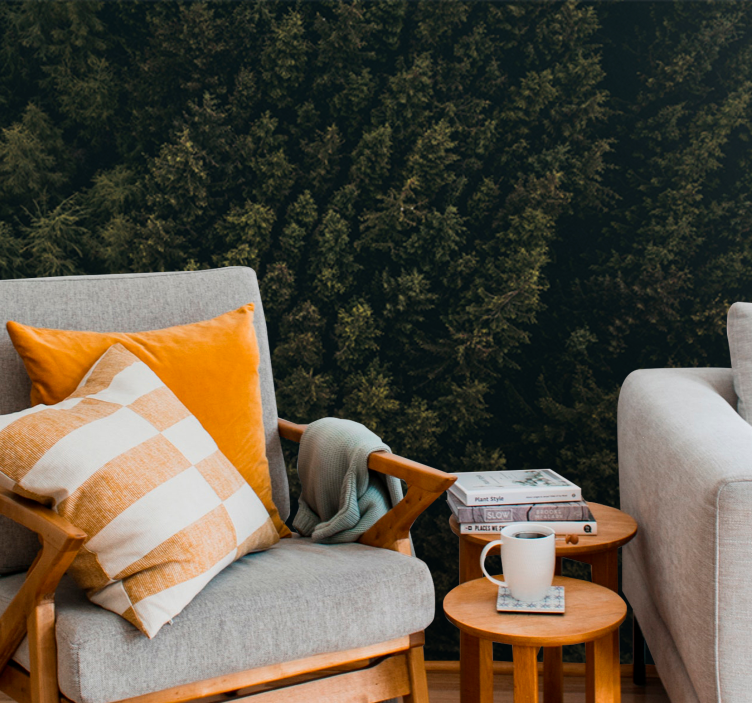 Fotomurali natura tetto verde lussureggiante - TenStickers