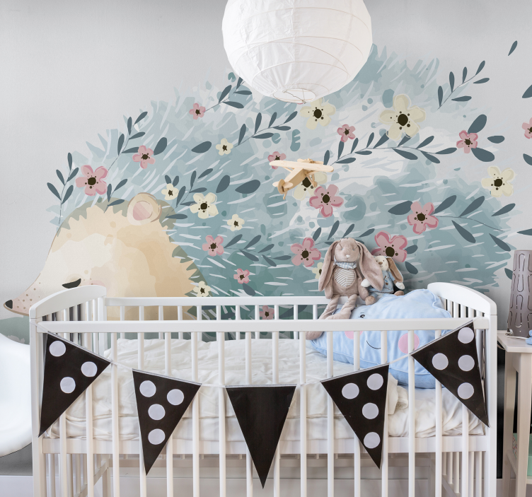 Fotomurale con porcospino stile cartoon - TenStickers