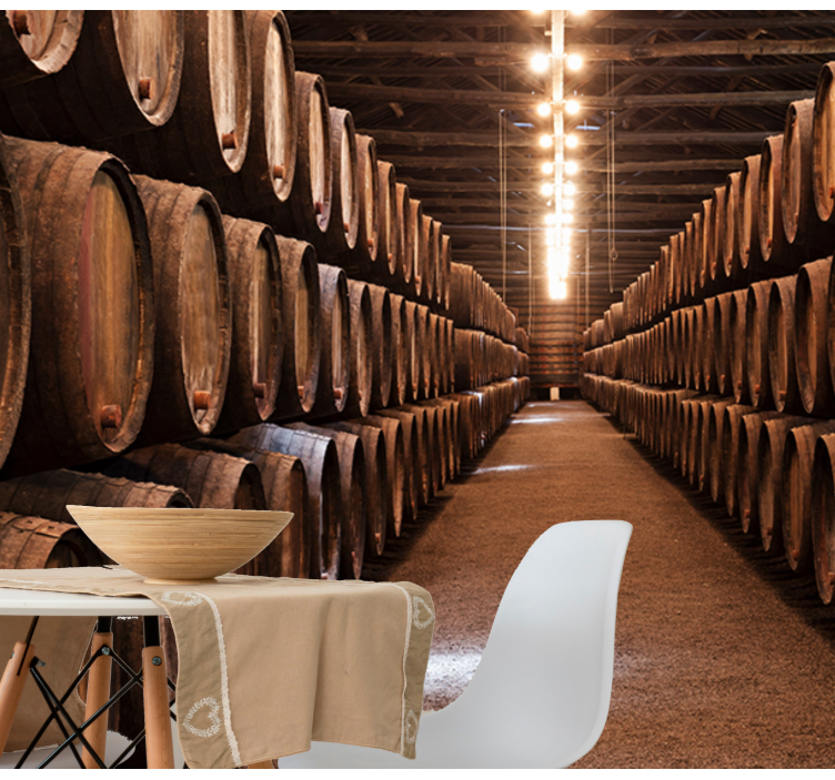 Fotomurale vintage Cantina d'epoca - TenStickers