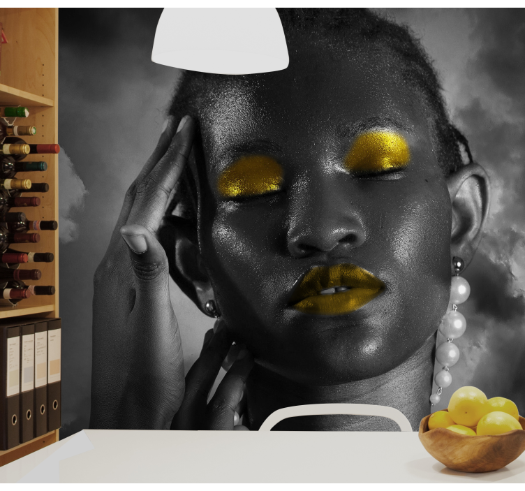 Fotomurali persone ritratto di bellezza sorprendente - TenStickers