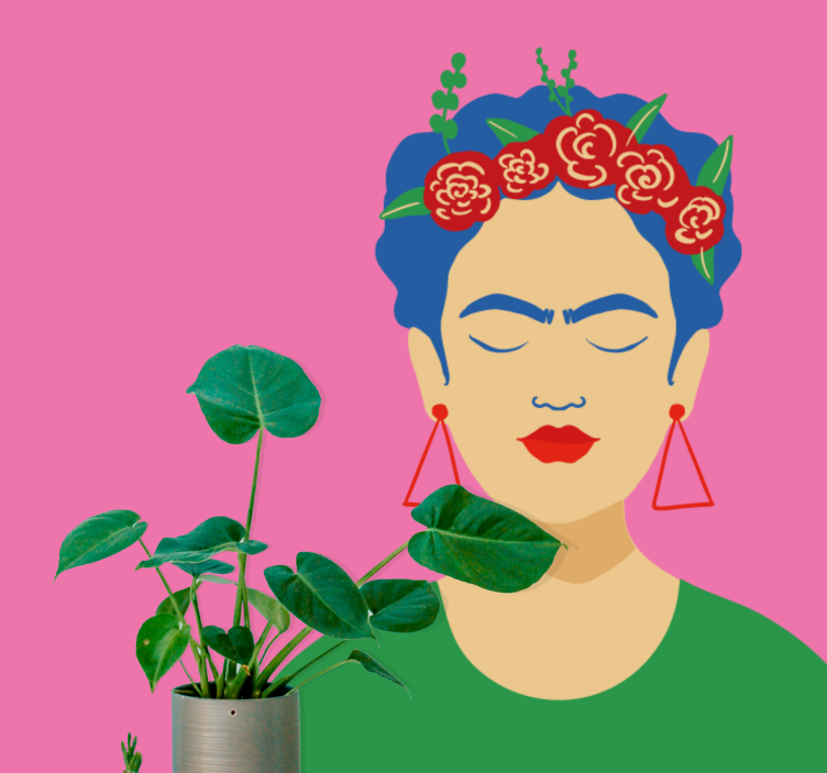 Fotomurali persone ritratto di frida kahlo - TenStickers