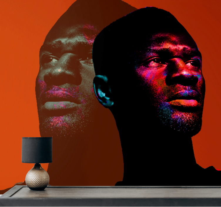 Fotomurali persone silhouette dinamiche - TenStickers