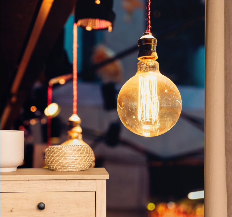 Fotomurali textures lampadario vintage - TenStickers