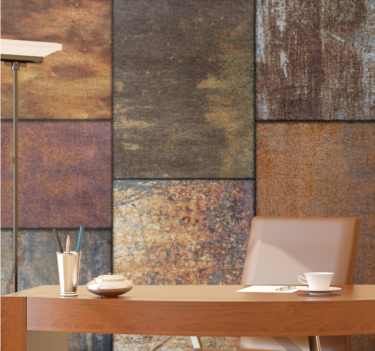 Fotomurali textures pannelli rustici testurizzati - TenStickers