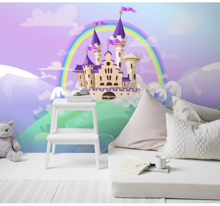 Fotomurale con castello delle principesse - TenStickers