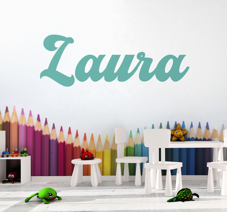 Fotomurale personalizzato Matite colorate personalizzabili - TenStickers