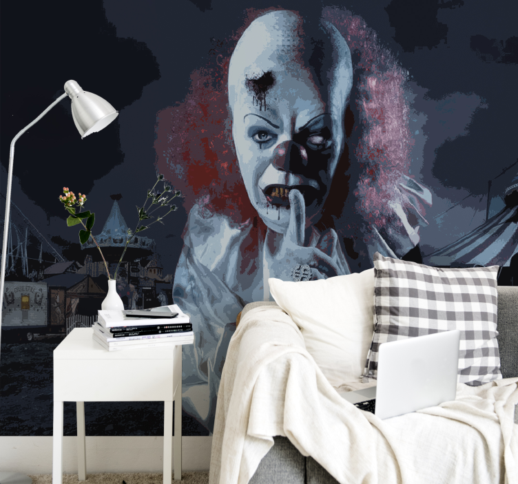 Fotomurale con tema horror con IT - TenStickers