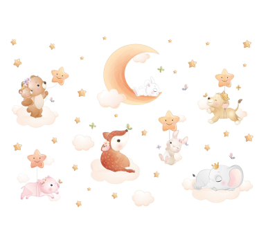 Fotomurale per neonato sogni d'oro - TenStickers