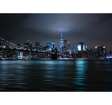 Murale skyline skyline di new york skyline - TenStickers