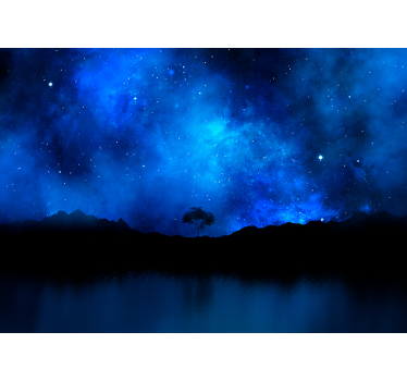 Fotomurale paesaggi cielo stellato - TenStickers