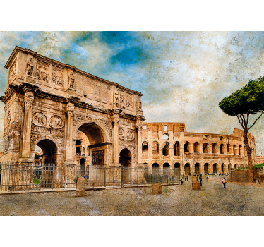Fotomurale di Roma con Arco di Costantino - TenStickers