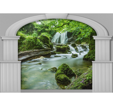 Fotomurale 3d Pilar 3d con - TenStickers