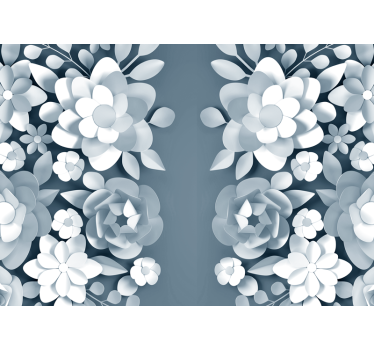 Fotomurale fiori motivi botanici eleganti - TenStickers