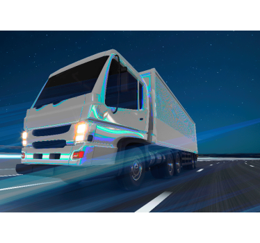 Fotomurale veicoli movimento di camion di grandi dimensioni - TenStickers