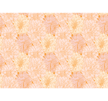 Fotomurale fiori motivo floreale delicato - TenStickers