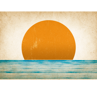 Fotomurale paesaggi tramonto sul mare - TenStickers