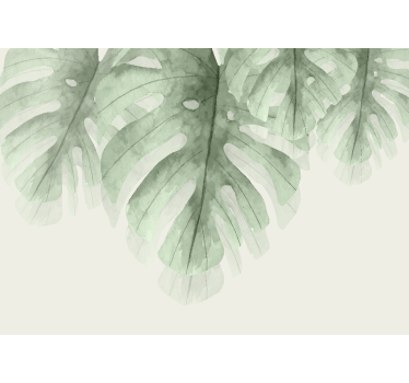 Fotomurali natura grande foglia tropicale - TenStickers