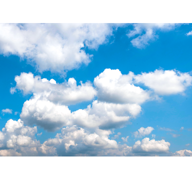 Fotomurale cielo nuvole bianche morbide - TenStickers