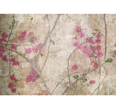 Fotomurale fiori fiori di bougainvillea rosa - TenStickers