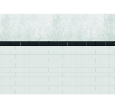 Fotomurale textures piastrelle bianche - TenStickers