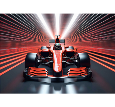 Fotomural per camerette ragazzi formula 1 rossa - TenStickers
