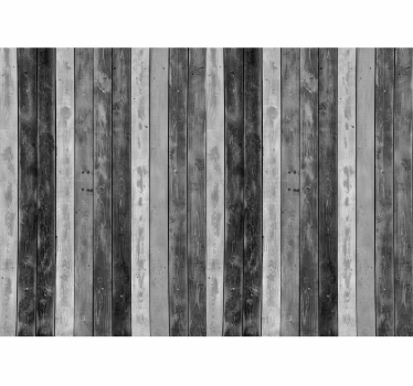 Fotomurale textures Tavole di legno grigie rustiche - TenStickers