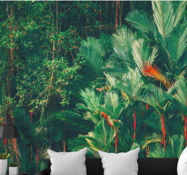 Carta da parati giungla collezione palma tropicale - TenStickers