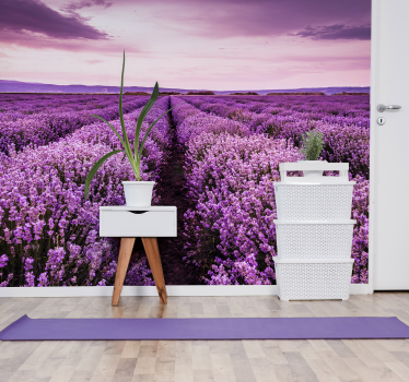 Carta da parati murale provence lavanda - TenStickers