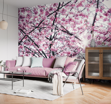 Fotomurale alberi fiore di ciliegio - TenStickers