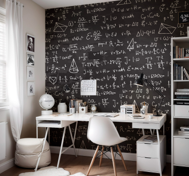 Fotomurale cameretta ragazzi modello di lavagna matematica - TenStickers