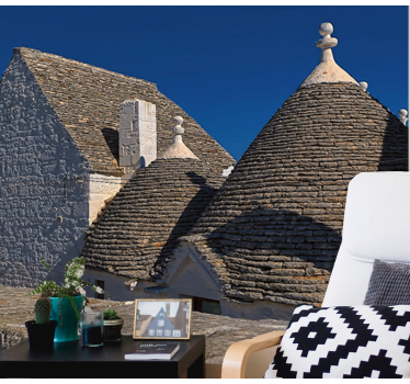 Fotomurale città tetti dei trulli - TenStickers
